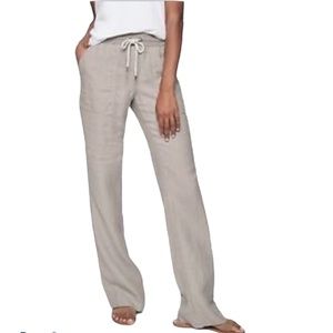 Athleta Striped Bali Linen Pants 8